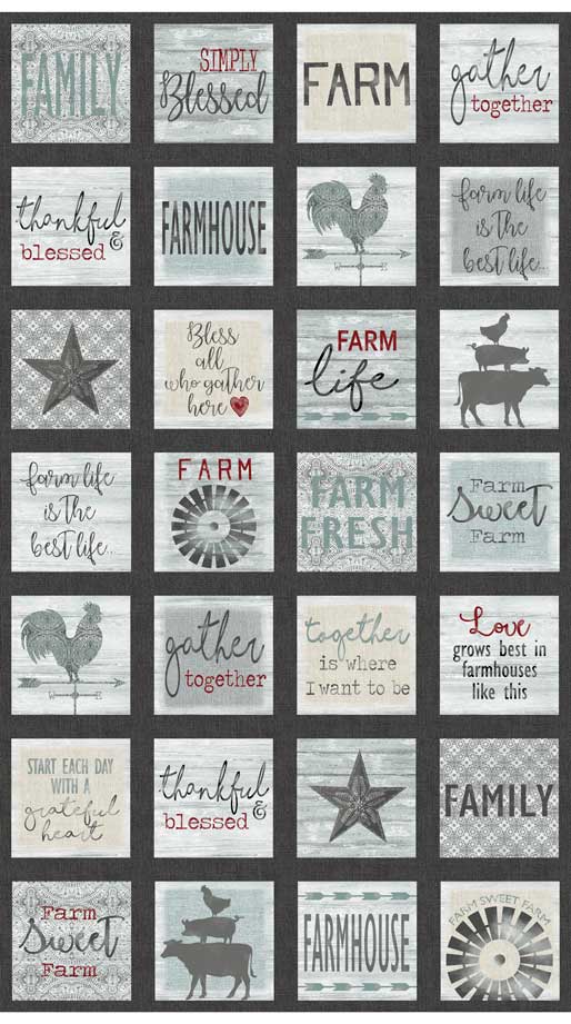 Farm Sweet Farm Panel - Said With Love