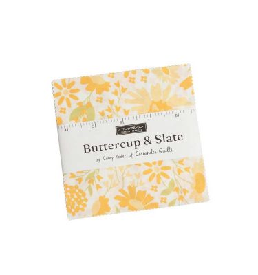 Corey Yoder - Buttercup and Slate - Charm Pack
