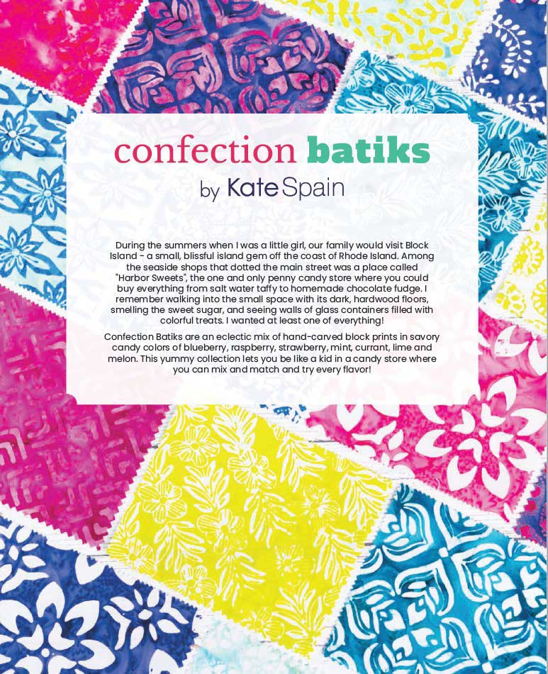 Kate Spain - Confection Batiks - Jelly Roll