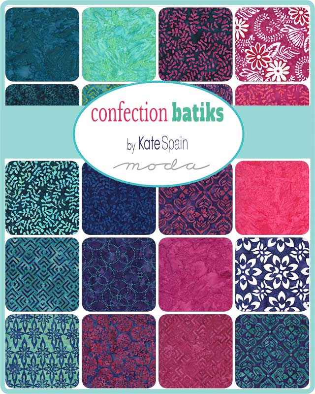 Kate Spain - Confection Batiks - Jelly Roll