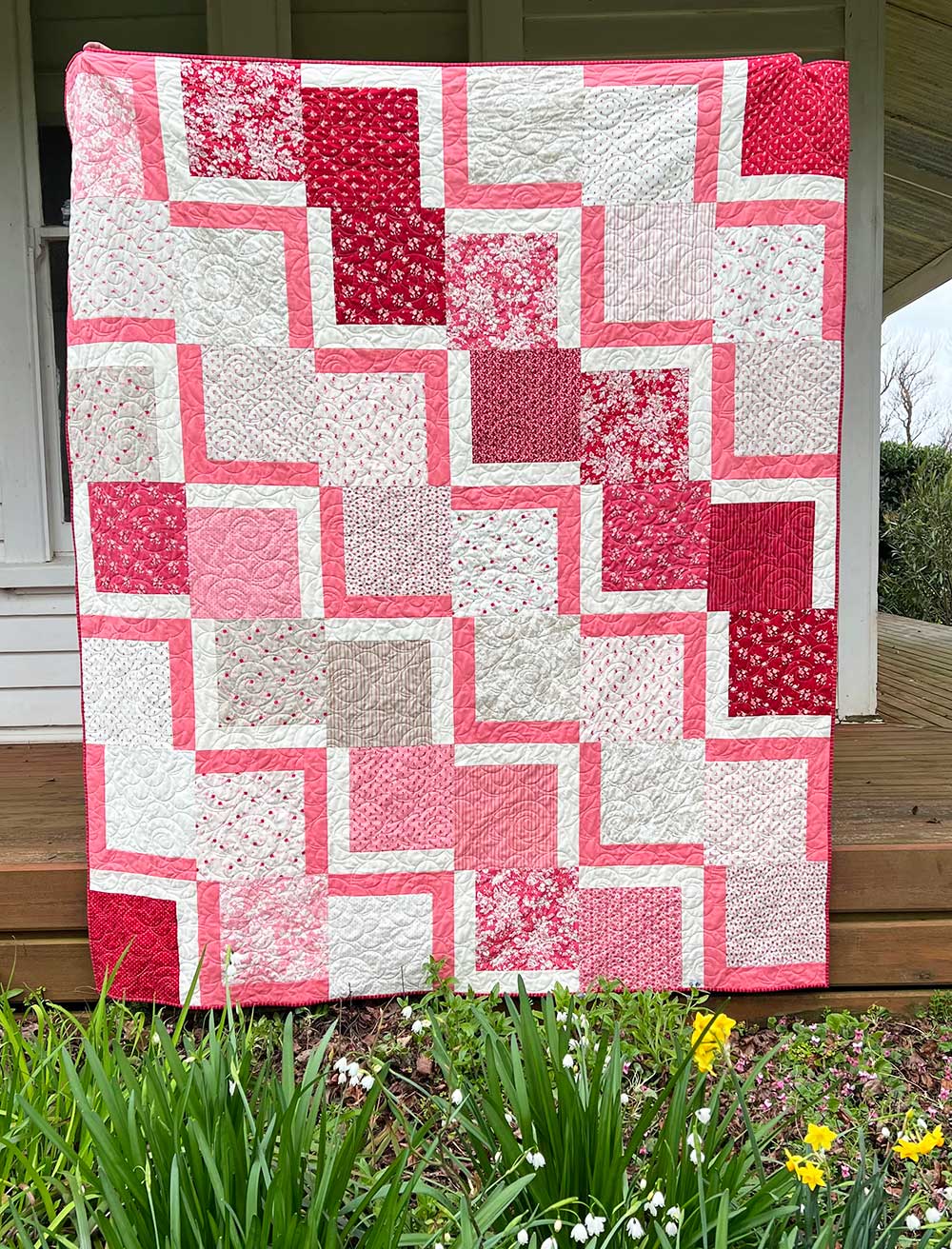 Layer Cake Tumble Quilt Said With Love