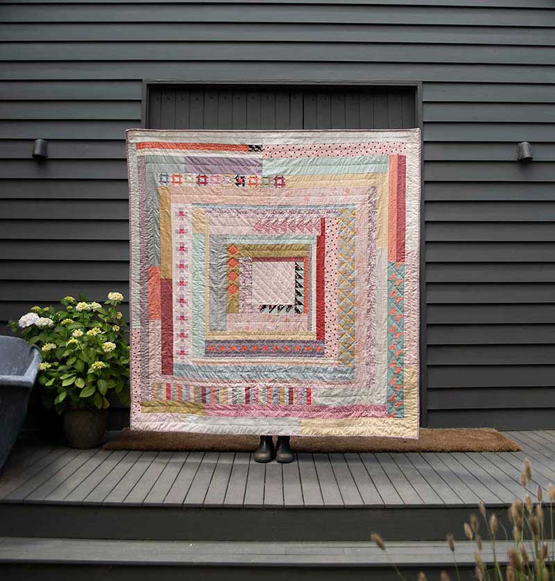 Jen Kingwell Block of the Month Daylesford Quilt from Quilt Recipes 