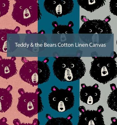 Ruby Star Society - Teddy & The Bears - Canvas Bears Only Half Metre Bundle [PRE ORDER]