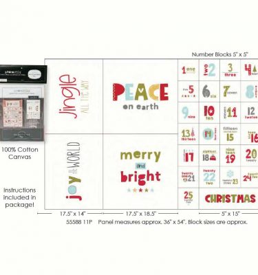 Sweetwater - Snowkissed - Advent Calendar Canvas Panel Pack [PRE ORDER]