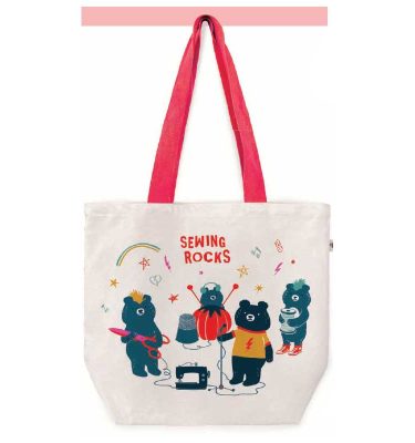 Ruby Star Society - Teddy and the Bears - Sewing Rocks Tote
